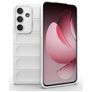 Mobigear Bumpy Samsung Galaxy S25 FE TPU flexível Capa traseira - Branco