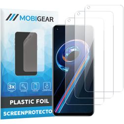 Mobigear Realme 9 Pro Näytönsuoja Kalvo - Suojakuoren kanssa yhteensopiva (3 kpl)