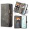 CaseMe 008 Samsung Galaxy S20 Capa livro 2 em 1 com capa traseira amovível Carteira - Preto