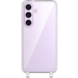 Mobigear Mix & Match Transparente Samsung Galaxy S25 FE TPU flexible Funda con cuerda - Transparente