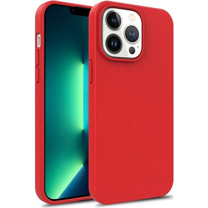Mobigear Bio iPhone 15 Plus Material ecológico Capa traseira - Vermelho
