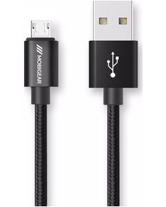 Mobigear USB-A till Micro USB Kabel 1 m - Svart