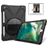 Mobigear SureGrip XGuard iPad 5 (2017) Kova muovi / Silikoni Suojakuori + Kynänpidike + Olkahihna + Teline - Musta