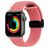 Mobigear Braided Mag Nailon Apple Watch Ranneke Magneettilukko - 49/46/45/44 mm - Vaaleanpunainen