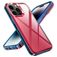Mobigear Crystal iPhone 14 Pro Hardcase Back cover - Trasparente / Rosso