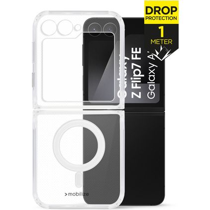 Mobilize Naked Protection Clear Samsung Galaxy Z Flip 7 FE MagSafe Hard Case Back cover Shockproof - Clear