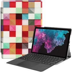 Mobigear Design Microsoft Surface Pro 6 Funda tipo libro - Mosaic
