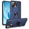 Mobigear Armor Ring Xiaomi Mi 11 Lite Plástico rígido Capa traseira Antichoque com anel - Azul