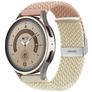 Mobigear Braided Dual Correa Nylon Cierre de clip para Smartwatch - 22 mm - Rosa / Blanco estrella