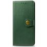 Mobigear Snap Button Xiaomi Redmi 9C Funda tipo libro Cartera - Verde