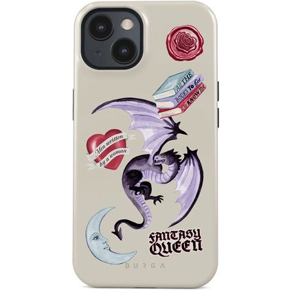 Burga Tough iPhone 15 Hard Case Back cover Shockproof - Plot Twister
