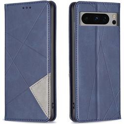 Mobigear Rhombus Slim Google Pixel 8 Pro Knížkové pouzdro - Modrá