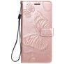 Mobigear Butterfly Samsung Galaxy A31 Wallet case - Rose Gold