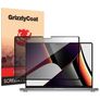 GrizzlyCoat MacBook Pro 14 polegadas (2021-2026) Película de ecrã Privacidade em plástico - Compatível com capas - Preto