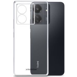 Mobilize Gelly Gennemsigtig Xiaomi Redmi 13C Fleksibel TPU Bagsidecover - Gennemsigtig