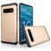 Mobigear Card Samsung Galaxy S10 Hard Case Back cover Shockproof with Card Holder - Rose Gold