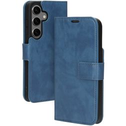 Mobiparts Classic Wallet Samsung Galaxy S24 Wallet case - Steel Blue