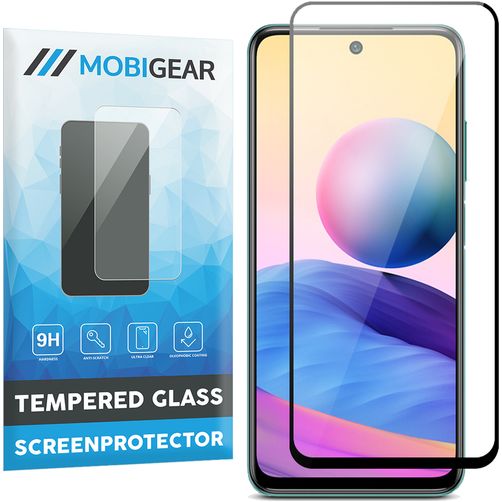 Mobigear Premium Xiaomi Redmi 10 5G Vidro temperado Película de ecrã - Compatível com capas - Preto