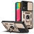 Mobigear Armor Ring Cam Slide Samsung Galaxy M53 Hard Case Back cover Shockproof with Ring Holder - Gold