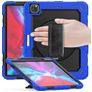 Mobigear SureGrip Xtreme iPad Pro 13 polegadas (2025) Capa Plástico rígido / Silicone Capa traseira + Suporte para caneta stylus + Alça de ombro + Suporte - Azul escuro