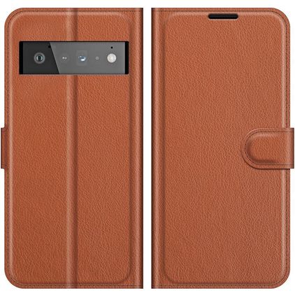 Mobigear Classic Google Pixel 6 Pro Wallet case - Brown