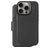 Decoded Detachable Wallet iPhone 16 Pro MagSafe Funda Piel auténtica Funda tipo libro 2 en 1 con carcasa extraíble Cartera - Negro