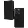 Mobilize Wallet iPhone 15 Pro Vera pelle Cover a libro portafoglio - Nero