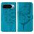 Mobigear Butterfly Google Pixel 9 Wallet case - Blue