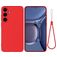 Mobigear Rubber Touch Samsung Galaxy S25 FE Silicona Carcasa - Rojo