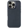 Decoded iPhone 16 Pro MagSafe Genuine Leather Back cover - Navy Blue