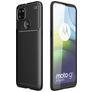 Mobigear Racing Motorola Moto G9 Power Fleksibel TPU Bagsidecover - Sort
