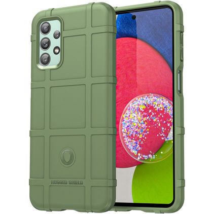 Mobigear Rugged Shield Samsung Galaxy M23 TPU flessibile Back cover Antiurto - Verde