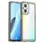 Mobigear Crystal OPPO Reno 7 Lite Hardcase Back cover - Trasparente / Grigio
