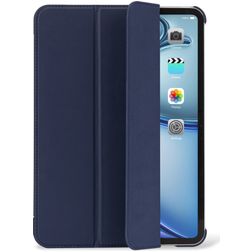 Decoded Textured Slim iPad Air 13 cali (2024) Elastyczny Silikon Etui z klapką - Navy Peony
