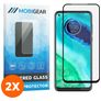 Mobigear Premium Motorola Moto G8 Vidro temperado Película de ecrã - Compatível com capas - Preto (Pack de 2)