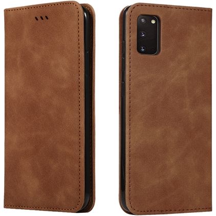 Mobigear Retro Slim Samsung Galaxy S20 Lompakkokotelo + Setelitasku - Ruskea