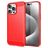 Mobigear Brushed Slim iPhone 16 Pro Flexibel TPU Skal - Röd