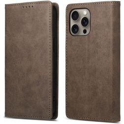 Mobigear Wallet iPhone 16 Pro Max Wallet case - Brown