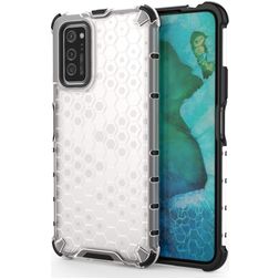 Mobigear Honeycomb Samsung Galaxy S20 Plus Hard Case Back cover Shockproof - White