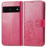 Mobigear Clover Google Pixel 7 Knížkové pouzdro Peněženka - Purpurová