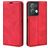 Mobigear Retro Slim OPPO Reno 8 Pro 5G Cover a libro portafoglio - Rosso