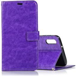 Mobigear Wallet Samsung Galaxy A10 Plånboksfodral med sedelfack - Lila