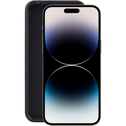 Mobigear Basics iPhone 14 Pro Flexibel TPU Skal - Svart