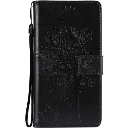 Mobigear Tree Samsung Galaxy S21 Wallet case - Black