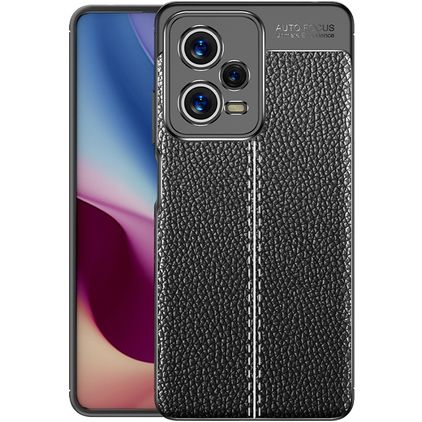 Mobigear Luxury POCO X5 Pro Flexibel TPU Skal - Svart