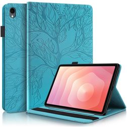 Mobigear Tree Samsung Galaxy Tab S11 Pungetui + Stylus-holder - Blå