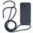 Mobigear Lanyard iPhone 15 Pro Silikon Kryt se šňůrkou - Tmavě modrá