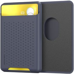 Mobigear Pocket Porta-cartões Silicone - 2 cartões - Compatível com MagSafe - Azul