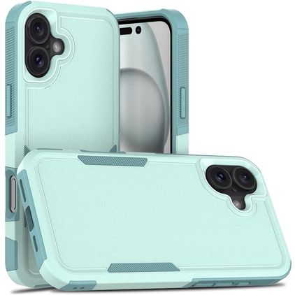 Mobigear Heavy Armor iPhone 16 Plus Hardcase Etui plecki Wstrząsoodporne - Zielony