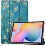 Mobigear Tri-Fold Samsung Galaxy Tab S6 Lite Knížkové pouzdro - Almond Blossoms